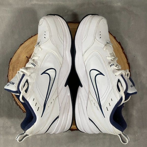 Nike Air Monarch IV Men's Size 11 Extra Wide White Silver Walking Shoes Sneakers - Picture 5 of 8
